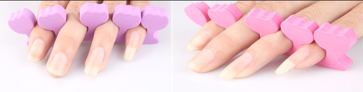 Dụng cụ làm móng tay cung cấp Sponge Toe Nail Ba Lan Làm móng tay Bông ngón tay tách ngón tay bộ làm móng