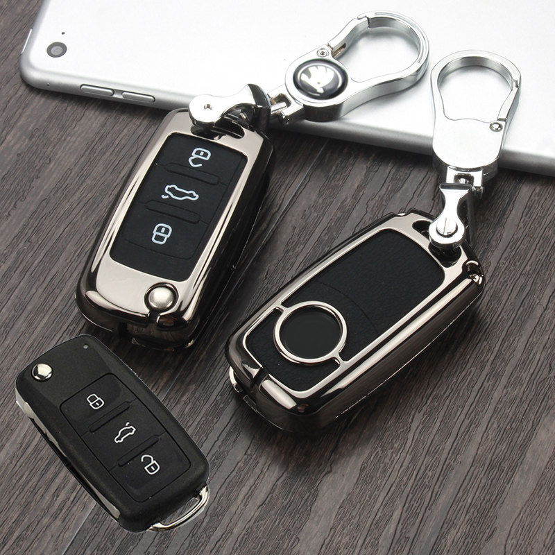 Skoda Xinrui key bag Jingrui Haorui special key bag buckle metal Yeti Yedi remote control set for men