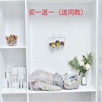 Nordic Japanese wrought iron storage basket bathroom storage box kitchen fruit storage basket desktop sundries book storage basket