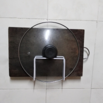 Iron chopping board rack rack kitchen non-punching storage rack rack rack chopping board shelf chopping board drain rack pot cap holder