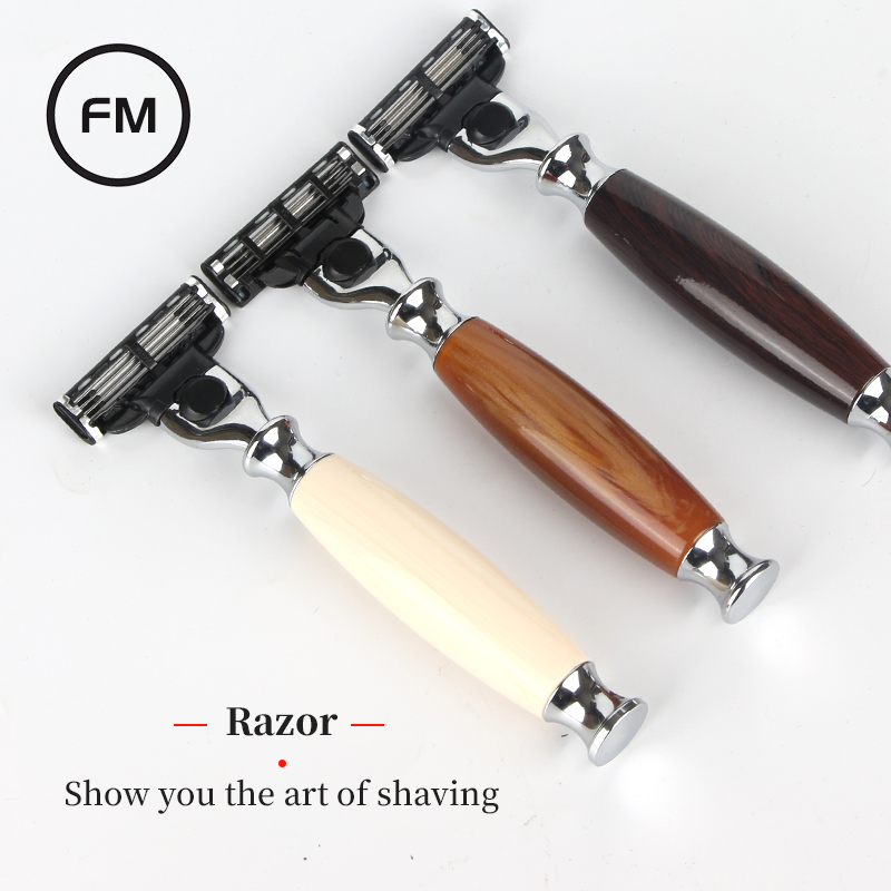 High - end German quality 3 knife hand shave knife like old - fashioned retro - water razor scratch