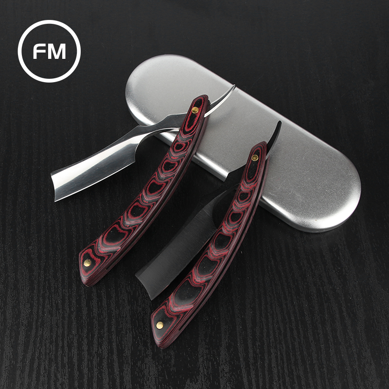 Japanese quality vintage retro razor solid wood handle razor eyebrow trimming razor haircut razor scraper