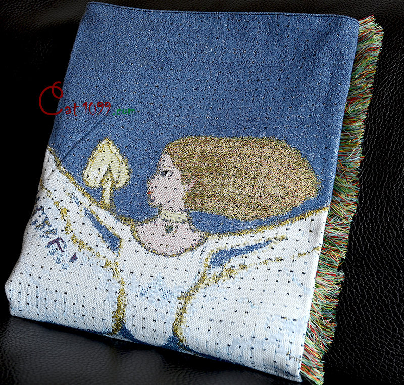 Japanese-Style Nausicaa of the Valley of the Wind Princess Gorobelin Landscape Oil Painting Sofa Blanket Tapestry Wall Hanging Door Curtain