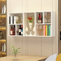 Creative wall shelf Wall wall rack Wall cabinet Wall cabinet locker Bathroom cabinet Wall cabinet bookshelf can be free of drilling