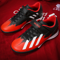 Messi childrens football shoes TF broken nail primary school students Velcro training shoes boys and girls special non-slip breathable