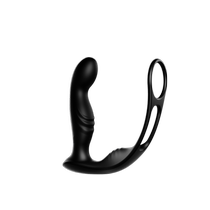 Prostate Massager Twin Tremor Double Ring Anal Plug Male Supplies Wear Back Vestibular Anal Sex Masturbation Orgasm Orgasm