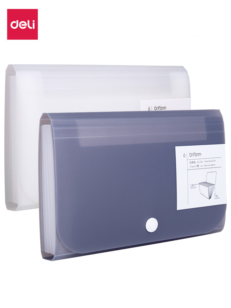 Accordion Bag Multi-Layer Small Folder for Receipts, Documents, Invoices, Storage Bag, Large Capacity, Classified for Office Use, Mini Book Bag, Small Bill Organizer, Multifunctional for Elementary School Students, Female Tour Guides, and Use by Women