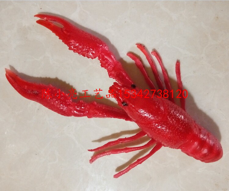 Emulation Small Lobster Model Simulation Shrimp Model Oil Stew Large Shrimp Model Accessories Mee City Delicious Dish Dining model