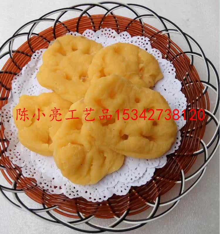 Simulation Lotus Root Clip Model Simulation Fried Lotus Root Clip Simulation Snack Model Set to Do