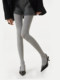 Vertical Striped Gray Leggings Spring and Autumn New Slimming Micro Pressure High Waisted Pantyhose Leggings