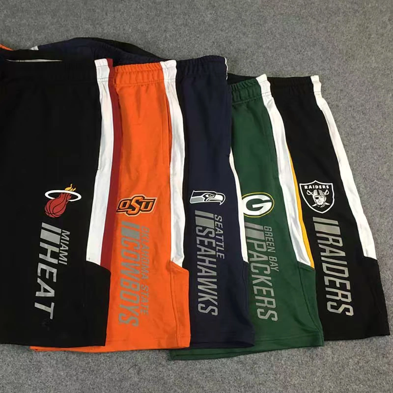 Mùa hè quần short nam rộng Kích thước lớn cộng với phân bón 5XL Cotton cotton in quần eo cao quần nhà