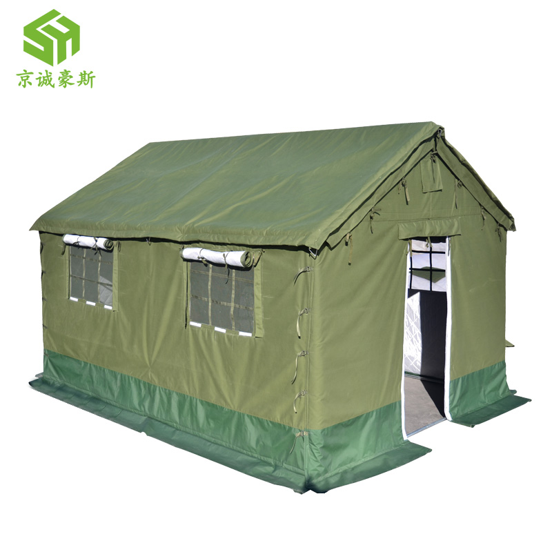 Outdoor construction site canvas rain-proof bee-cultivation big tent military camping project disaster relief silicone cotton tent