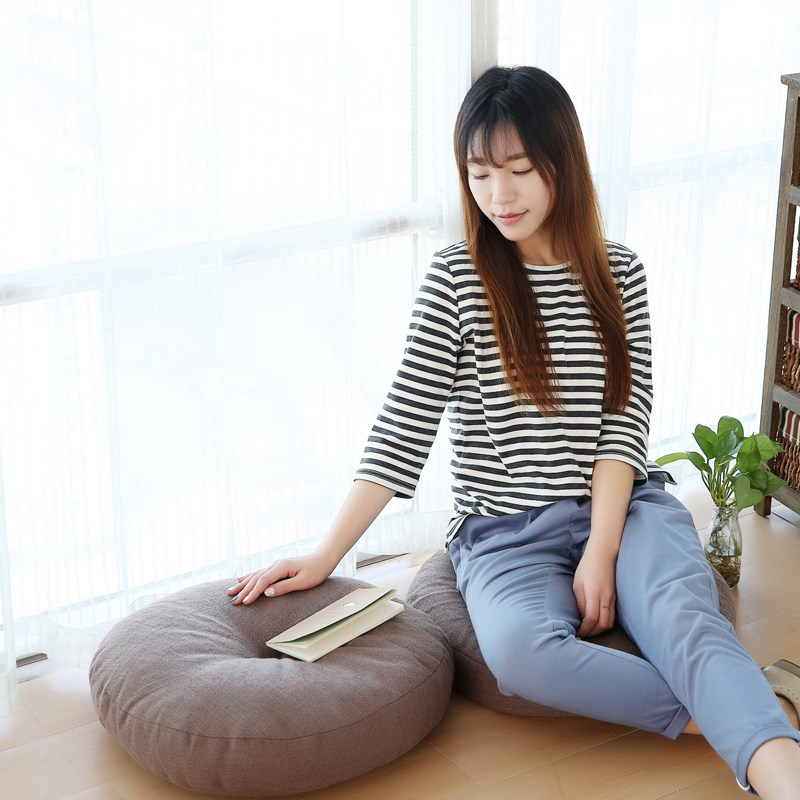 Round Cloth Art Thickening Bushel Day Style Balcony Floating Windows Tatami Cushions Yoga Beats Sitting Meditation Floor Mats