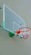 Стенная баскетбольная стойка с стеной+3C Закрашенное стекловой отскок+корзина
