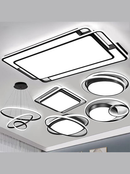 Living Room Main Light Led Ceiling Light Fixtures Whole House Package Combination Modern Simple and Atmospheric New Restaurant Bedroom Light