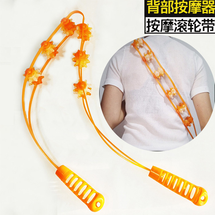 Shoulder-shoulder Massage roller back rolling back of back loft through handheld household massage pull back