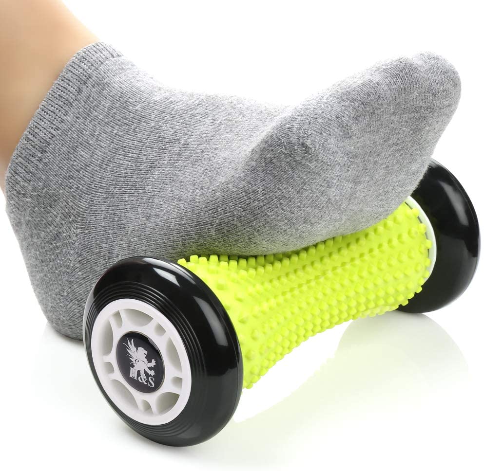 Solid Massage Wheel Muscle Relaxle Practice LegFitsFew RollerFeet Southcalf Fabric Yoga Temple Massage Roller