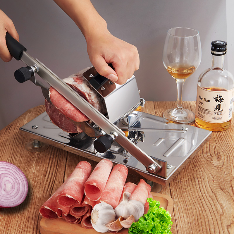 Versatile home mutton roll slicer kitchen Manual cut-in-rice cake Hide Gelatine stainless steel Chopped Potatoes Potato Flakes