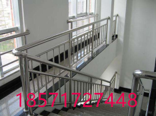 Custom stainless steel stair handrail guardrail outdoor railing aluminum magnesium wire drawing column Polymer handrail guardrail sent to install