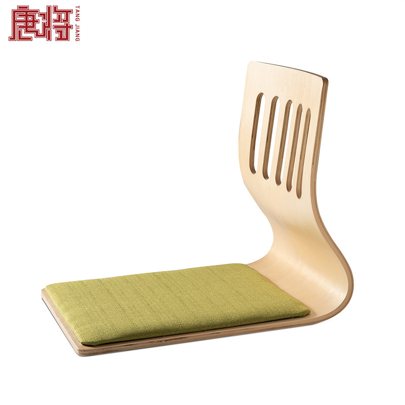 Tang to tatami solid wood day style furniture and room chair without leg chair backrest floor chair folding chair green floating window