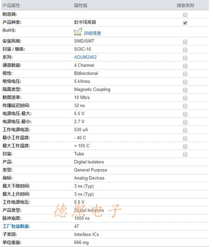 Новый оригинальный Adum2400BRWZ SOP-16 Цифровой чип Adum2402BRWZ-RL Чип