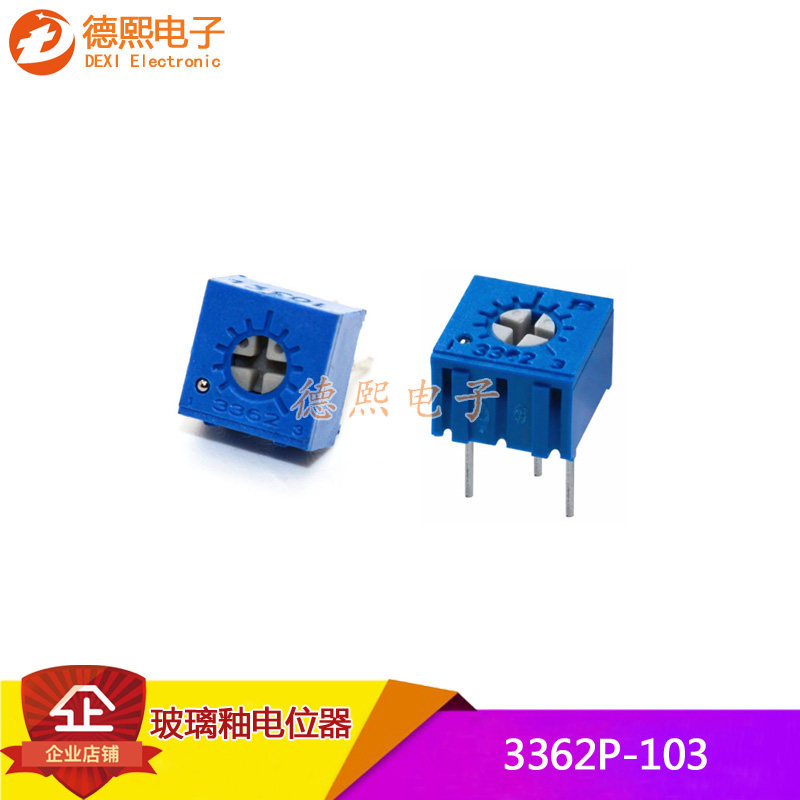 3362P-103 10K single-turn precision adjustable resistance 3362 potentiometer glass glaze potentiometer