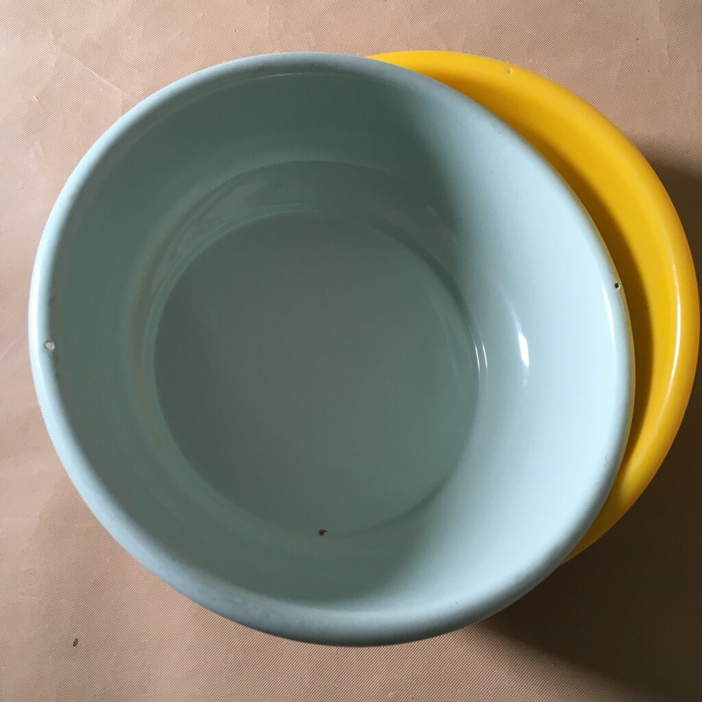 Unit Military Training School Dormitory Yellow Washbasin Outdoor Army Green Basin Plastic Washbasin Thickened-resistant washbasin