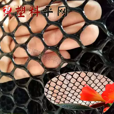 Balcony railing stair protection net Black plastic flat net Breeding fence anti-cat pet anti-fall escape window net