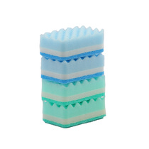 Home Sponge Wipe double sided dishwashing Block Dishwashing Sponge Kitchen Clean Theyware Brush Bowls Wash Pan Dishcloth Dishcloth
