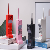 Vintage mobile phone big brother model iron art 8090s nostalgic old objects video shooting props retro scenes