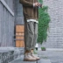 Thương hiệu thủy triều retro nguyên bản của Nhật Bản áo liền quần Hàn Quốc chic chic kiểu quần âu thẳng thường dành cho nam và nữ quần short jean nam Quần làm việc