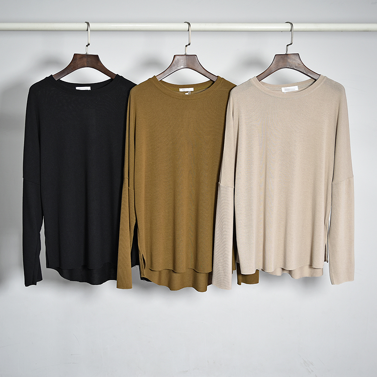 Dance clothes loose split modern dance practice clothes jazz folk dance yoga practice training long-sleeved tops