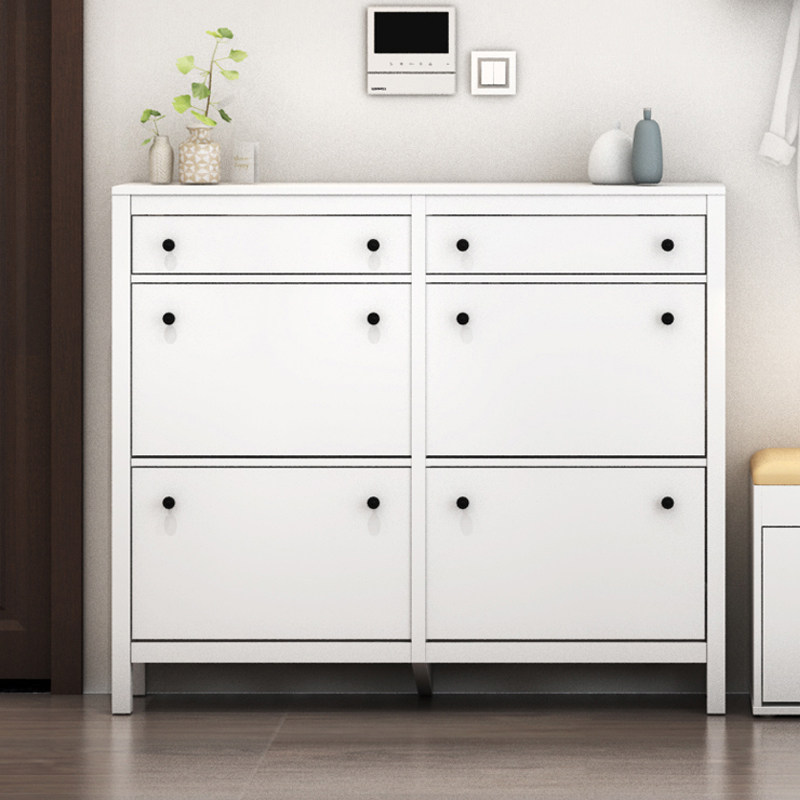 Nordic style shoe cabinet simple and modern household ultra-thin tipping bucket entrance storage cabinet narrow shoe cabinet home entrance hall cabinet