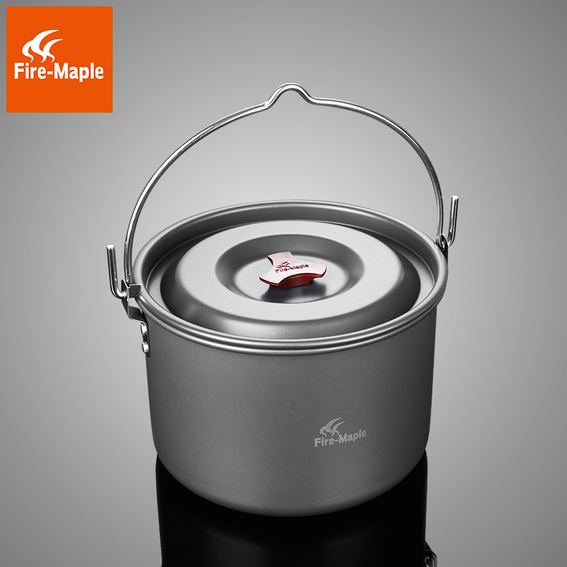 Fire Maple FMC-215 Outdoor Camping Hanging Pot 8L Large Capacity Team Picnic Deep Mouth Camping Pot Bearing 10KG