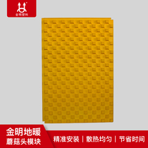 Jinming 16 20 Yellow EPS HIPS Mushroom Head Floor Heating Module Project Special Wet Backfill