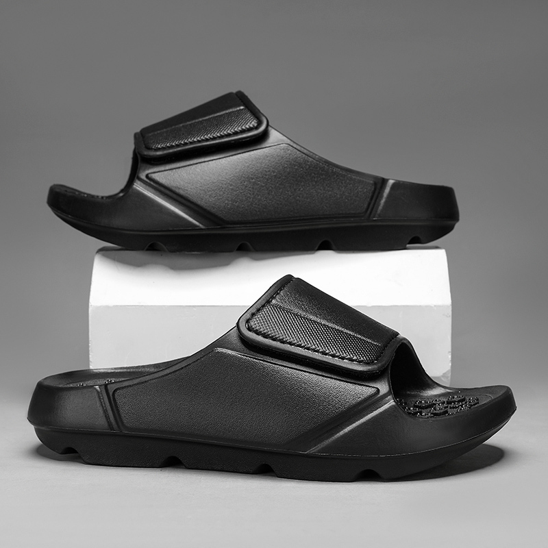 New 2025 Men's and Women's Thick-Soled Summer Velcro Sandals, Fashionable Outdoor Non-Slip Dual-Use Adjustable Slippers