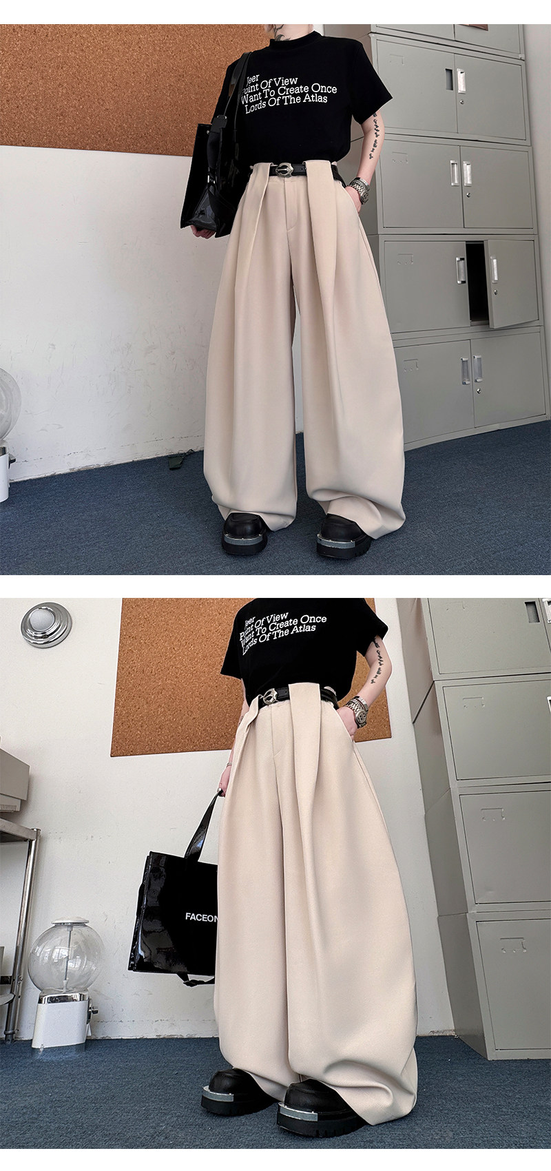 Брендовые штаны подходит для мужчин и женщин, свободный крой, популярно в интернете 