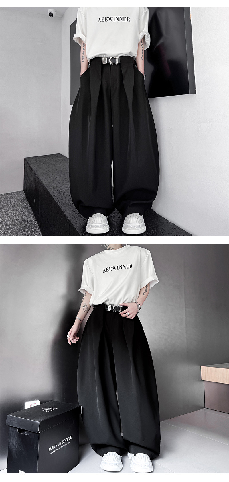 Брендовые штаны подходит для мужчин и женщин, свободный крой, популярно в интернете 