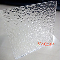 Ultra-white diamond pattern three-dimensional embossed glass - can be tempered for furniture bathroom doors windows screens and partitions art glass