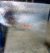 Water ripple craft art glass entrance partition door and window glass Tempered glass fine frame partition screen customization