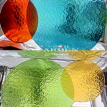 Water pattern three-dimensional tempered translucent embossed glass doors and windows partition wine cabinet door art glass-manufacturer custom