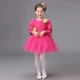 Quần áo trẻ em biểu diễn mùa thu và mùa đông mẫu giáo hợp xướng quần áo tiểu học đọc kinh cậu bé nhảy múa công chúa váy áo trẻ em