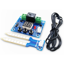 XH-M214 soil moisture controller module figures to show precise flower pots planted with automatic watering of watering sprinklers