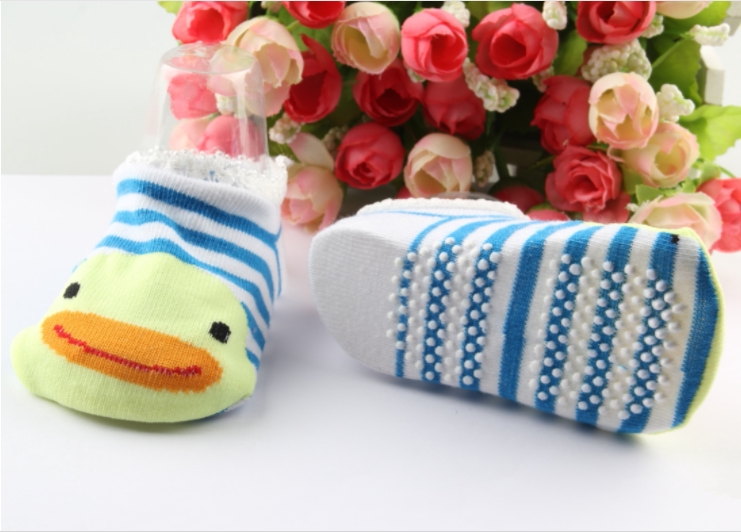 Floor socks baby non-slip bottom boys and girls invisible socks baby cotton autumn and winter indoor toddler socks