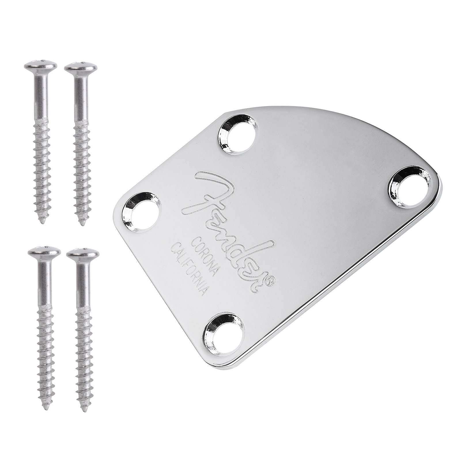 Fender Deluxe Series 4 Bolt Contoured Neck Plate Fit for Strat