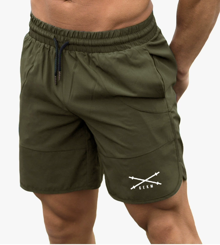 Quần khô nhanh, quần short thể thao, anh em cơ bắp, thể dục, mùa hè, quần năm nam mới, quần tây nam giản dị - Quần thể thao quan tap gym