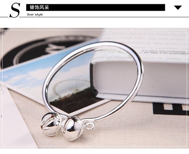 Handmade vòng chân bạc sterling vòng chân nam và nữ bé dây đỏ rắn mịn Vòng chân trang sức bạc đơn giản 999 chuông lắc chân vàng 18k