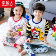 Trẻ em Nam Cực mặc quần áo trẻ em cotton phù hợp với mùa xuân và mùa thu quần áo bé trai và bé gái mùa thu quần dài quần bé sơ sinh - Quần áo lót