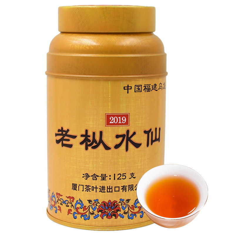 Medium Grain Middle Tea Seawall Tea 2019 Edition Gold Pot Old fir Water Senirock Tea 125g Foot Fire Oolong Tea