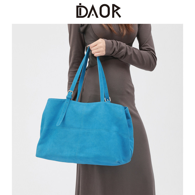 Daor City Brushed Bag Matte Leather Large Capacity Tote Bag for Women 2026 Early Spring New Handbag Shoulder Bag Daor City Brushed Bag Matte Leather Large Capacity Tote Bag for Women 2026 Early Spring New Handbag Shoulder Bag